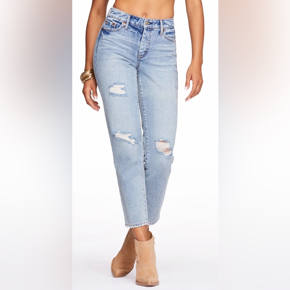 Jessica Simpson Spotlight High Rise Slim Straight Jeans